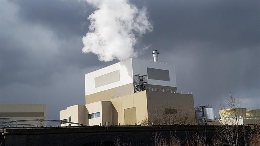 The biomass-fired plant, image copyright @LABCRotherham