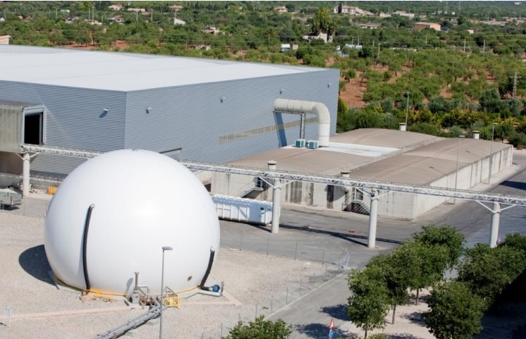 The biogas plant