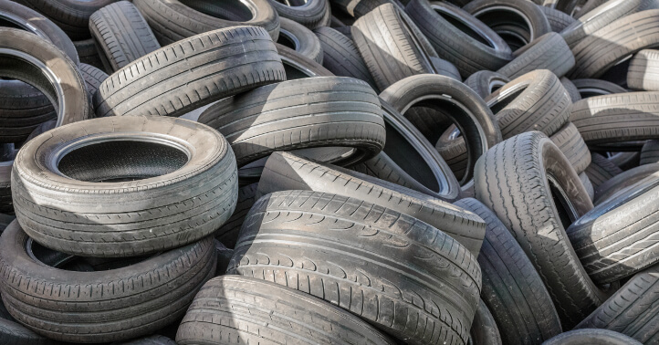 End of life tyres are feedstock for the technology