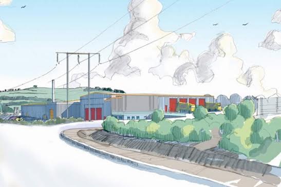 An artist's impression of the facility