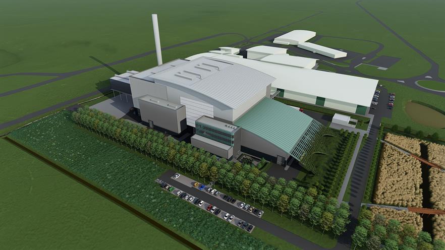 An artist's impression of the facility