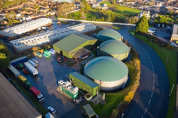The biogas plant is being upgraded