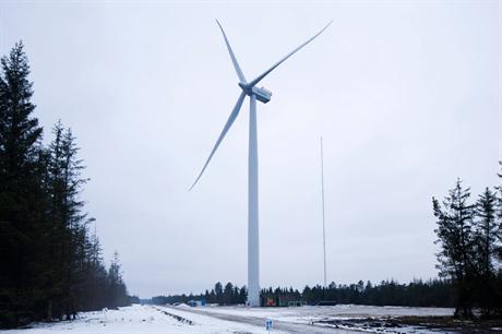 The project will use Siemens' 4MW turbine (shown in testing)