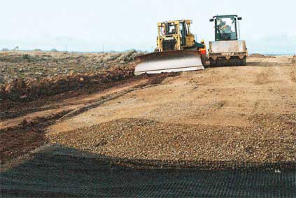 Covering the miles...remote locations need reinforced roads