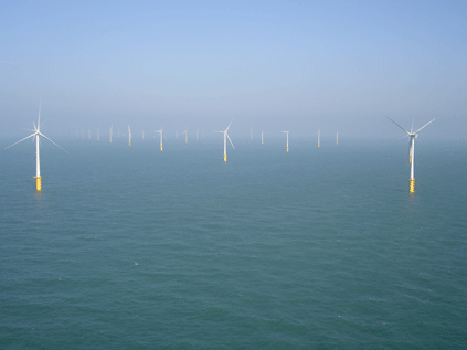 The Belwind offshore wind farm in Belgium