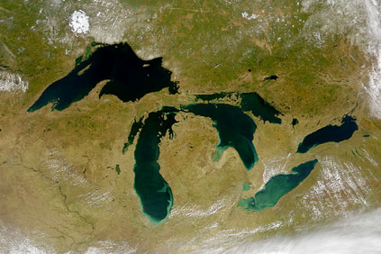 The Great Lakes: a number of projects have been delayed or cancelled 