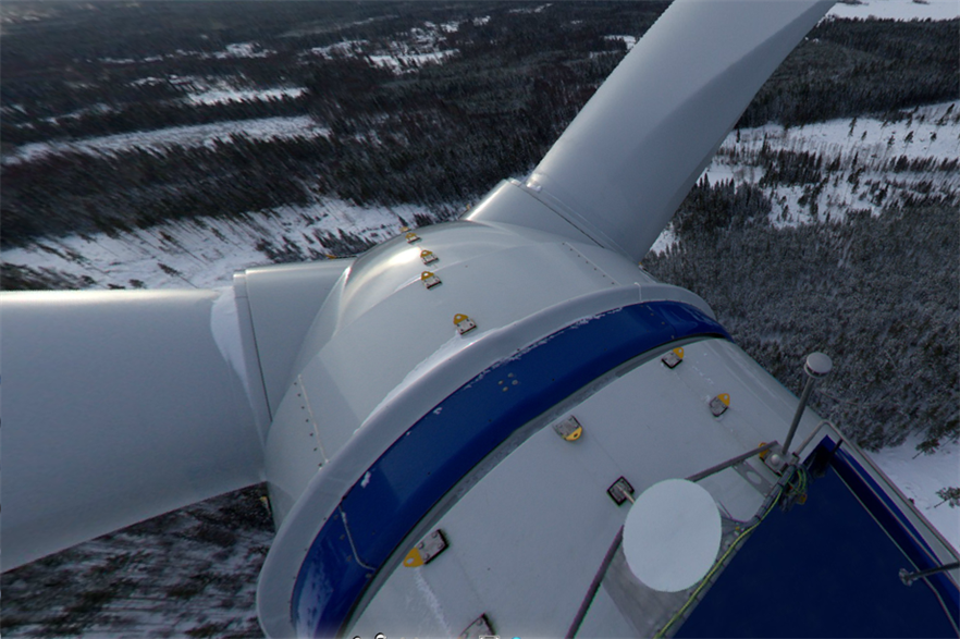Mervento's 3.6-118 wind turbine at 130 meters