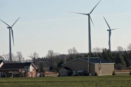 The 199.5 MW Melancthon EcoPower Centre is Canada's largest wind farm so far
