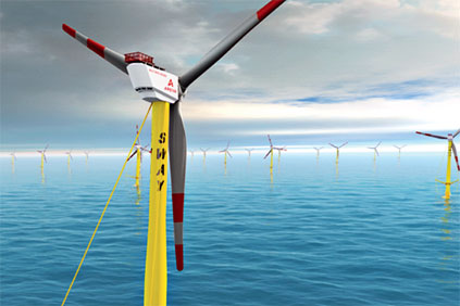 Sway's 10MW floating offshore turbine 