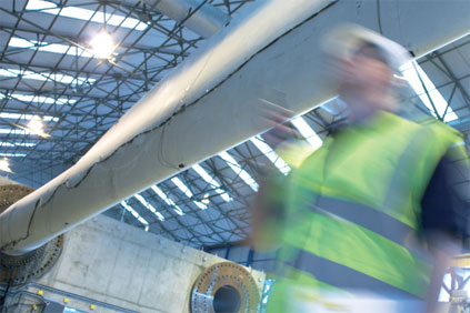 Turbine testing. Narec has the only full-scale blade testing facility in the UK