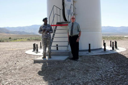The US Army so far only has two turbines including this 1.5MW machine in Utah