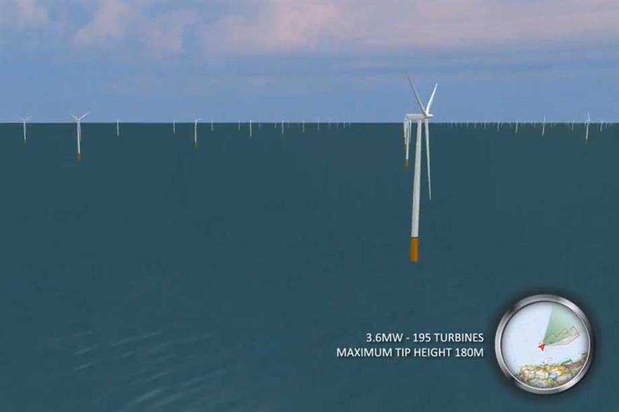 E.on's animation of the Rampion wind farm