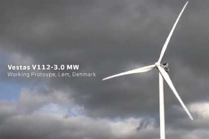 The Simo project will use Vestas' V112 3MW turbine