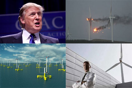 Donald Trump, burning/ floating turbines, and Vestas were all in the news in 2011
