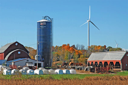 The rules would have set a setback distance for Wisconsin wind farms