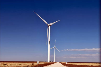 The Ralls project uses Sany Electric wind turbines