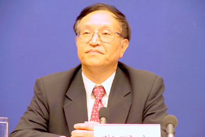 National Energy Bureau minister Zhang Guobao