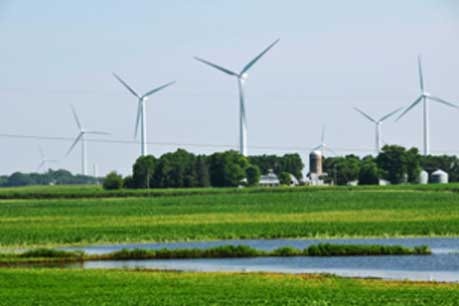 EDF's Lakefield wind farm in southern Minnesota 