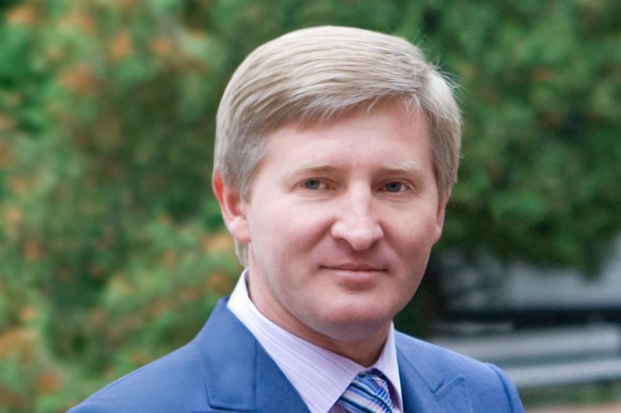 DTEK owner Rinat Achmetov... ranked by Forbes as the 39th richest man in the world