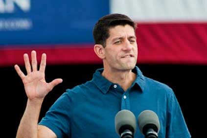 Republican vice presidential hopeful Paul Ryan