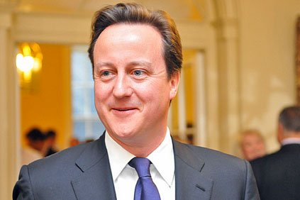 UK prime minister David Cameron 