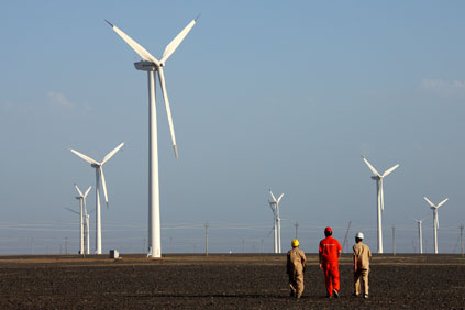 The wind farms will be part of the Hami project in Xinjiang