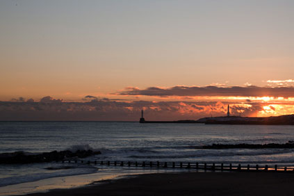 Aberdeen Bay... site of the Vattenfall wind farm