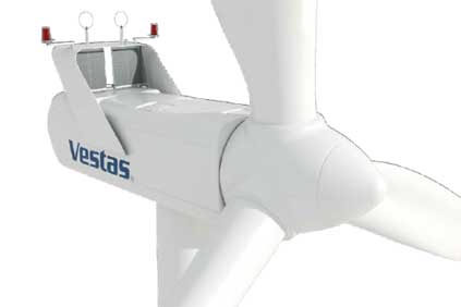 Vestas V90-1.8MW will be used on the Ontario project