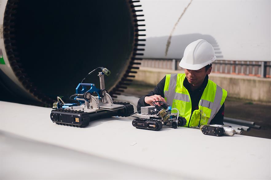 Innovate UK issued a call for projects like ATAM Group’s MagTrac robotic crawler (above)