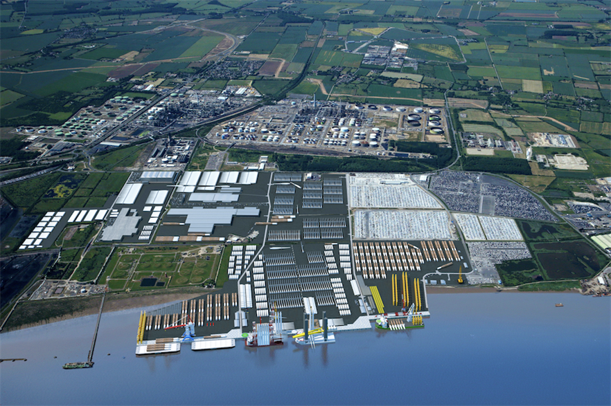What the planned Able Marine Energy Park in the Humber might look like (pic creditL Able UK)
