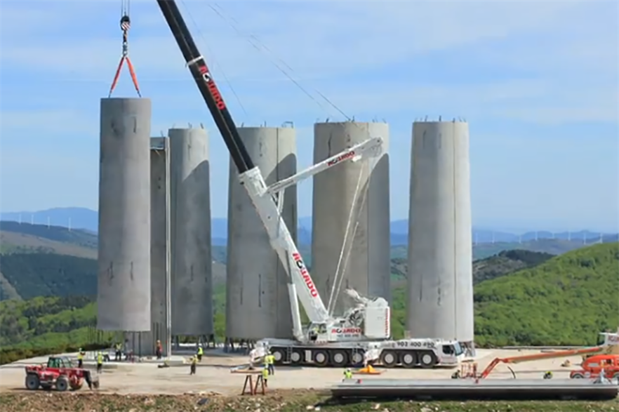 Acciona's new factory will manufacture concrete towers