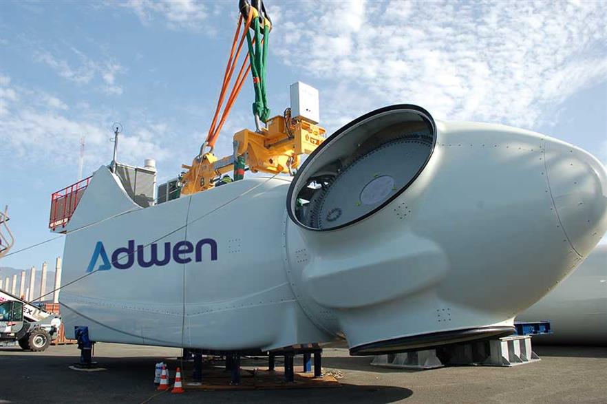Adwen's 5MW offshore nacelle