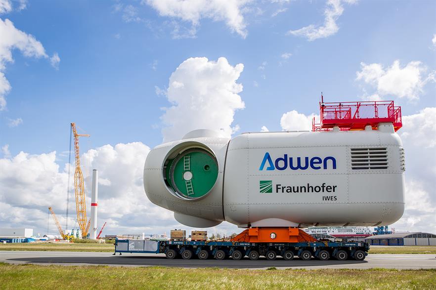The innovative Adwen 8MW turbine has no commercial future