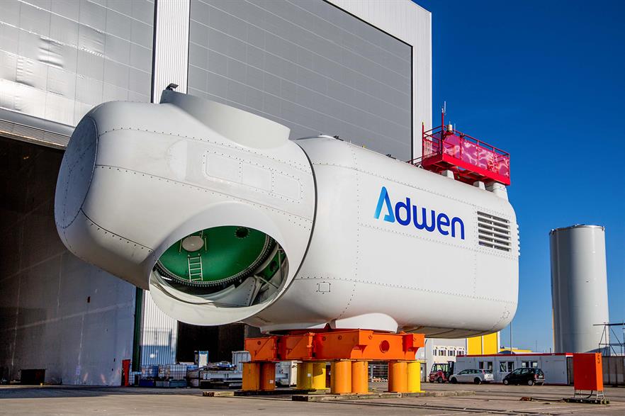 Adwen's 8MW turbine is slated to be used at both projects