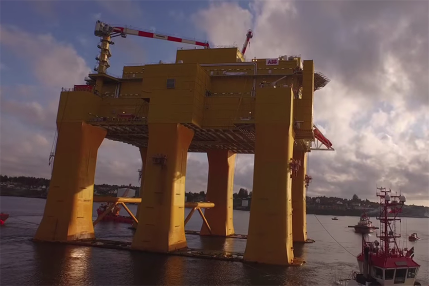 The DolWin Beta platform has been shipped out of Haugesund shipyard, Norway