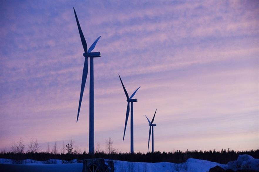 Alstom's ECO 110 turbines at the Muukko wind farm