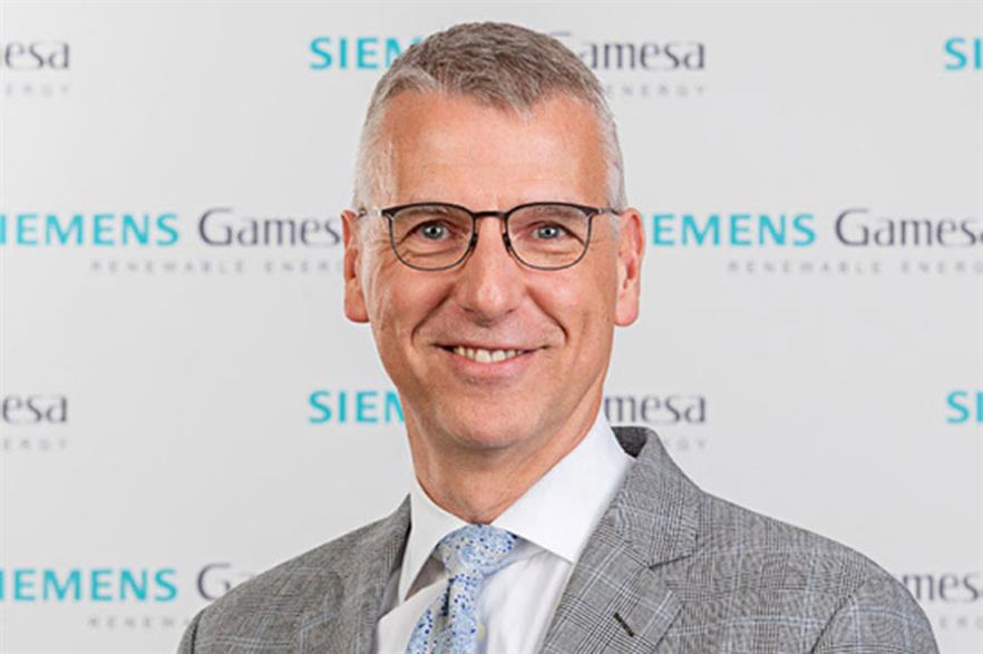 Siemens Gamesa CEO Andreas Nauen spoke of his hope that a global vaccine roll-out could limit impacts of the coronavirus pandemic on his company