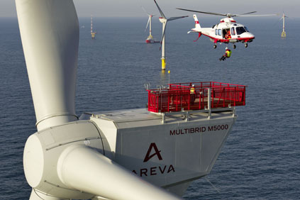 The project will use Areva-designed Adwen AD 5-135 turbines