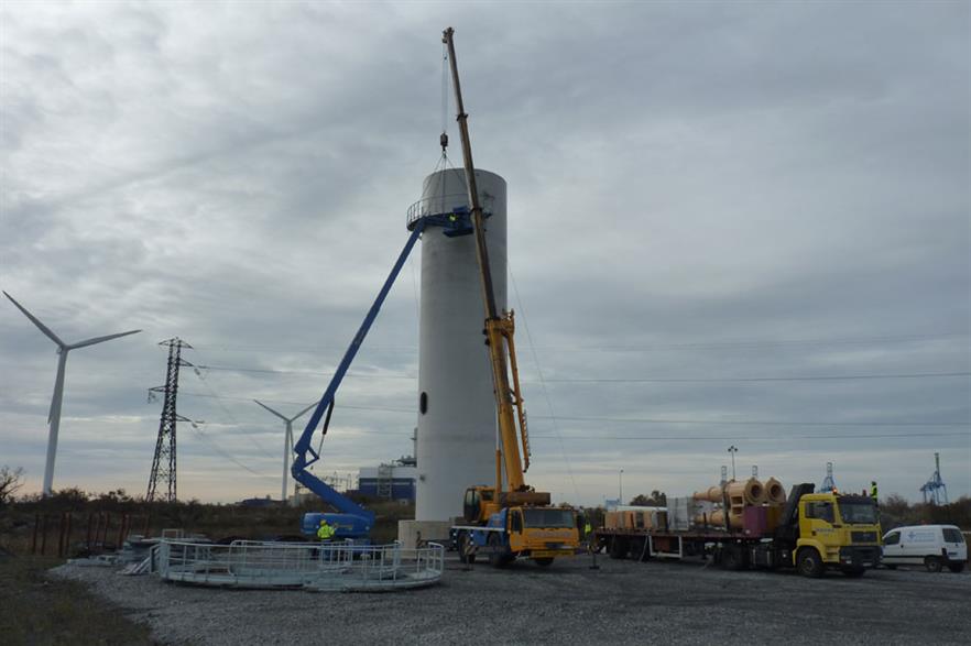 The Vertiwind turbine is being tested in the south of France