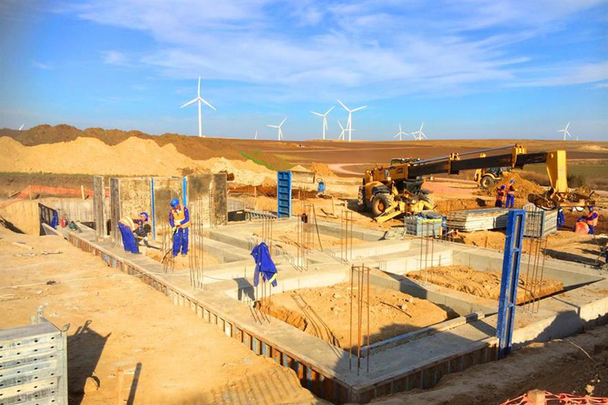 Construction of the Babadag III wind project was completed this year (pic: Afaplan)