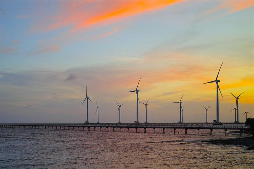 The existing Bạc Liêu wind farm off Vietnam's south coast (pic: Tycho/Wikimedia Commons)