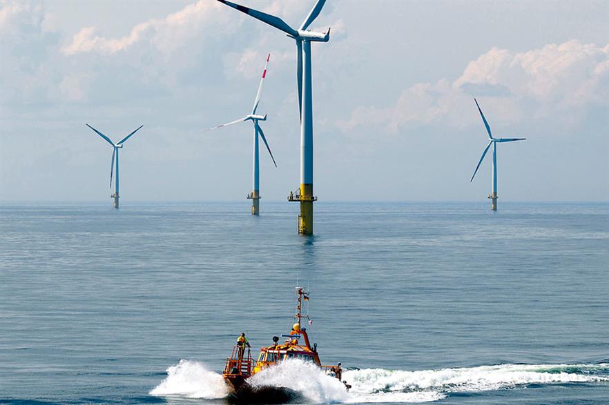 Precedents… Germany and Denmark are already operating offshore wind farms in the Baltic Sea (pic: Siemens)