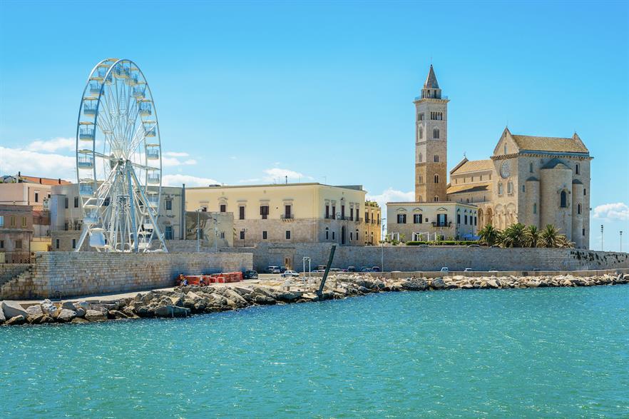 The Barium Bay project is planned off the coast of Barleta (above) and Bari in Apulia (pic credit: e55evu/Gettty Images)