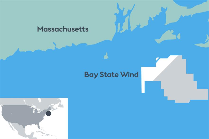 Bay State Wind is to be located between 20 and 40 kilometres off Massachusetts' south coast