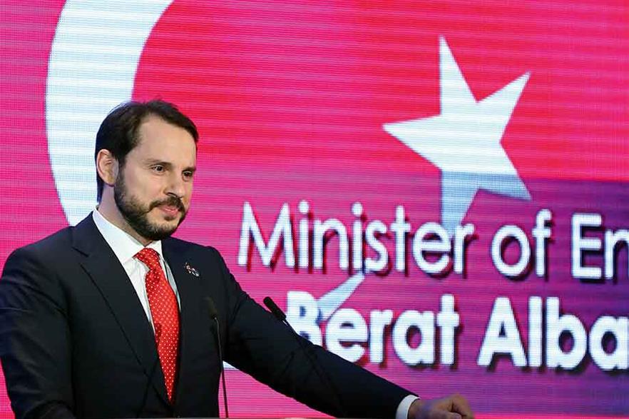 Ambitious plan… Turkish energy minister Berat Albayrak