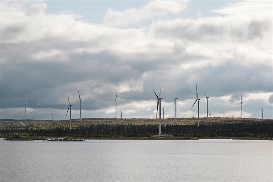 The 247.4MW Blaiken project was the largest onshore wind farm commissioned in Europe last year, according to Windpower Intellligence (pic: Fortum)