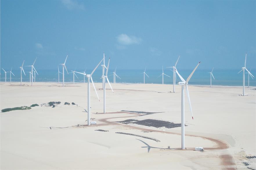 Aneel awarded contracts for 1,228.6MW of capacity across wind, hydroelectric, thermal biomass, and thermal-to-natural gas (pic credit: Suzlon)