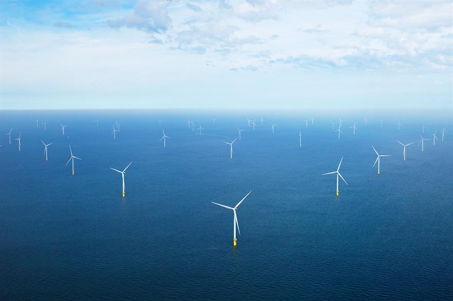 Borssele 1&2 offshore wind farm close to the Sluiskil plant