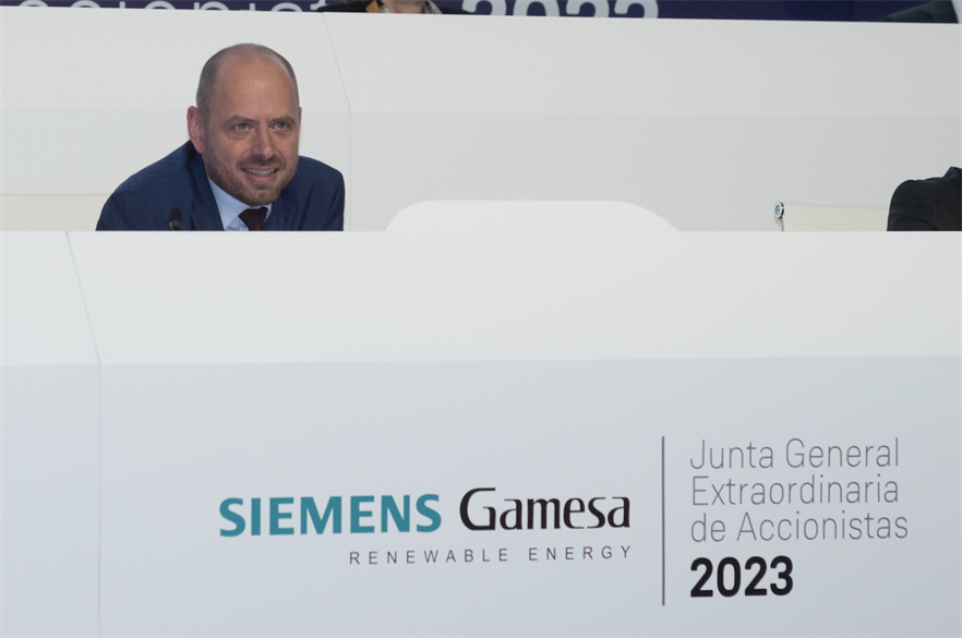 Siemens Gamesa chair Christian Bruch described the company's financial performance in recent years as "not satisfactory"