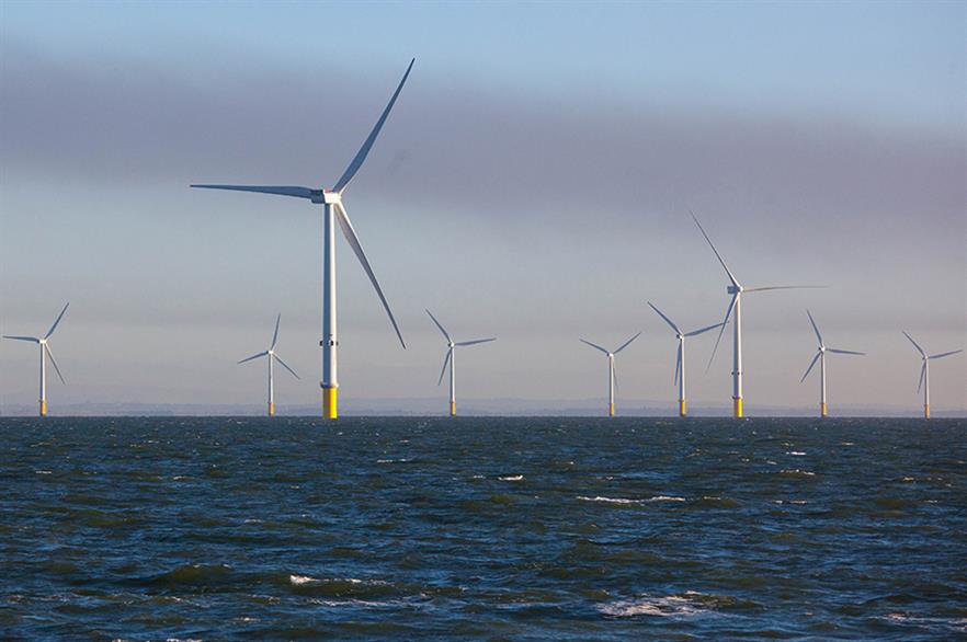 The cost per MW in new offshore wind capacity has fallen rapidly since the introduction of competitive tendering (pic: Ørsted)